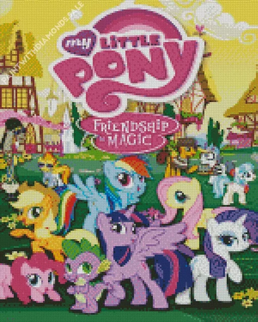 The Little Pony Poster Diamond Painting