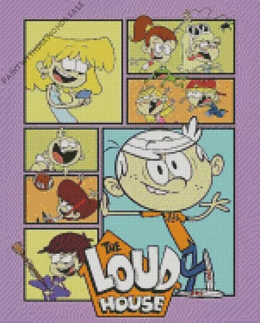 The Loud House Poster Diamond Painting