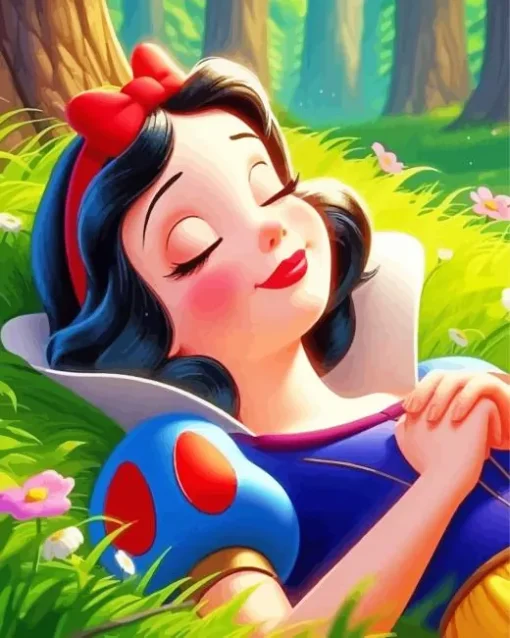 The snow white disney princess Diamond Paintings