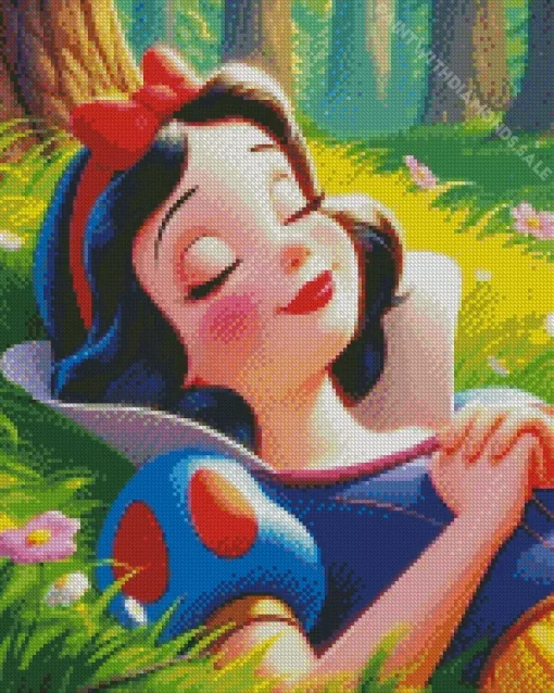 The snow white disney princess Diamond Paints