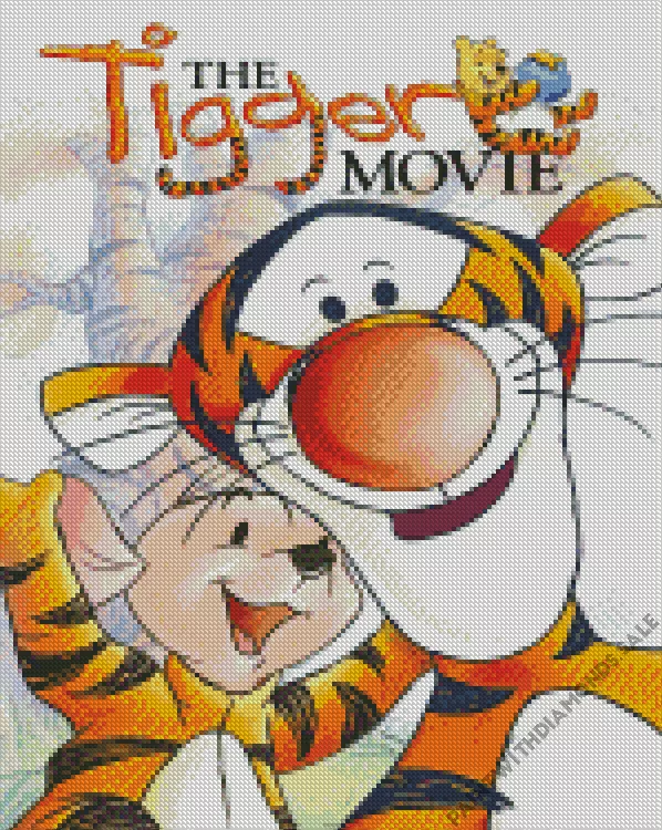The tigger movie animation Diamond Dotz The Tigger Movie Animation Diamond Painting