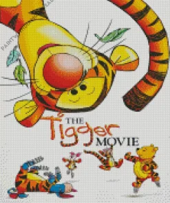 The Tigger Movie Poster Diamond Painting