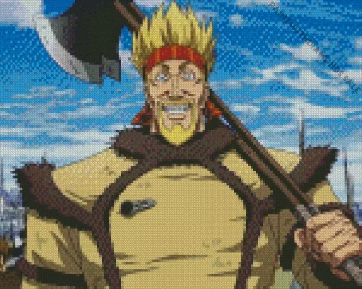 Thorkell Vinland Saga Diamond Painting