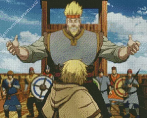 Thorkell In Vinland Saga Diamond Painting