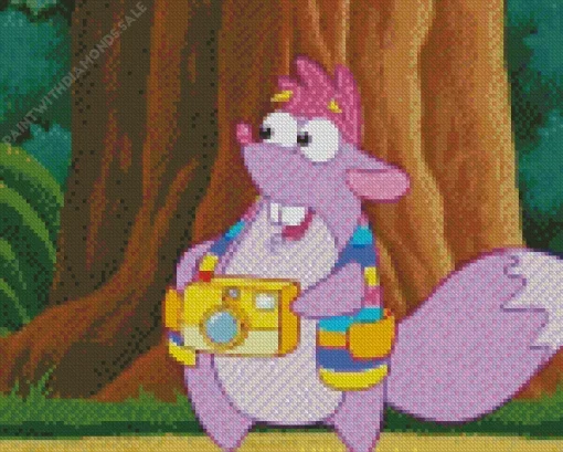 Tico The Squirrel Character Diamond Painting