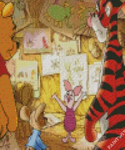 Tigger Piglets Big Movie Diamond Painting