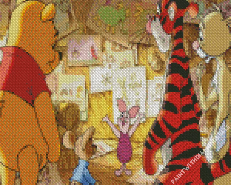 Tigger Piglets Big Movie Diamond Dotz Tigger Piglets Big Movie Diamond Painting