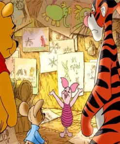 Tigger Piglets Big Movie Diamond Painting