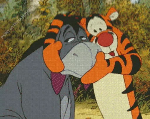 Tigger And His Friend Diamond Painting