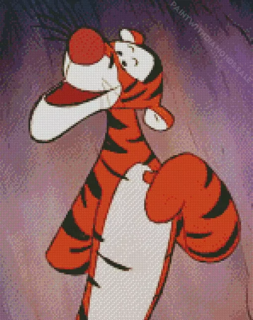 Tigger Character Art Diamond Painting