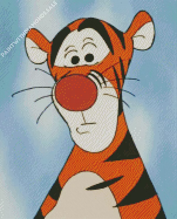 Tigger in Piglets Big Movie cartoon Diamond Dotz Tigger In Piglets Big Movie Cartoon Diamond Painting