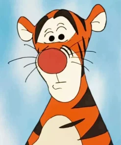 Tigger In Piglets Big Movie Cartoon Diamond Painting