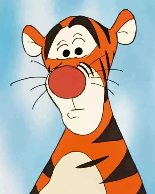 Tigger in Piglets Big Movie cartoon Diamond Paintings Tigger In Piglets Big Movie Cartoon Diamond Painting