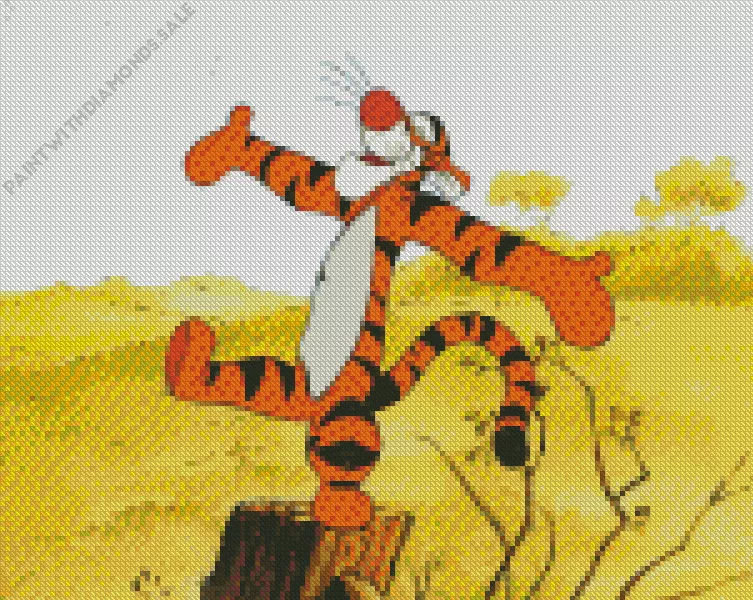 Tigger in The tigger movie Diamond Dotz Tigger In The Tigger Movie Diamond Painting