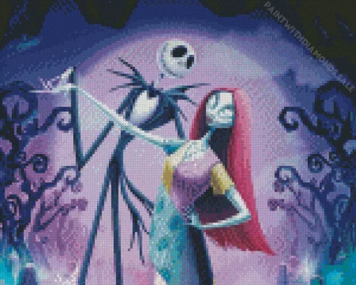 Tim Burton The nightmare before christmas Diamond Dotz