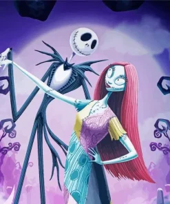 Tim Burton The nightmare before christmas Diamond With Numbers