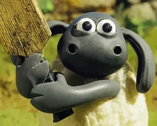 Timmy Shaun The Sheep Diamond Painting