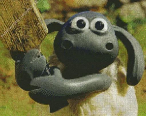 Timmy Shaun The Sheep Diamond Painting