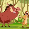 Timon And Pumbaa Animation Diamond Painting