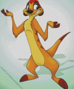 Timon In Timon And Pumbaa Diamond Painting