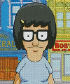 Tina Belcher Character Diamond Painting