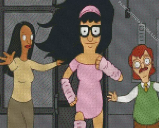 Tina Belcher In Bobs Burgers Diamond Painting