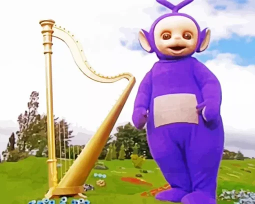 Tinky Winky Teletubbies Diamond Painting