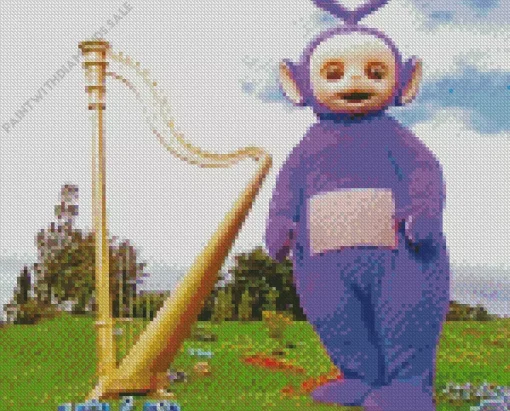 Tinky Winky Teletubbies Diamond Painting