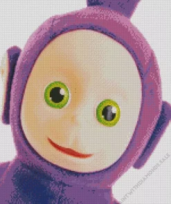 Tinky Winky Character Diamond Painting