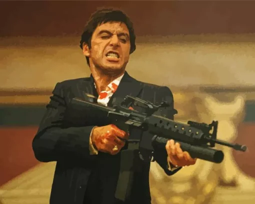 Tony Montana Character Diamond Painting