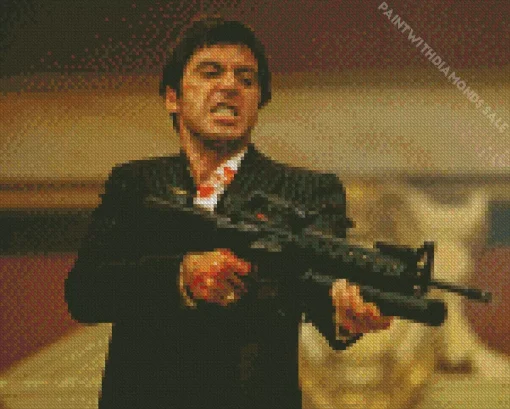 Tony Montana Character Diamond Painting