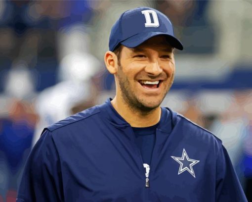 Tony Romo Diamond Painting