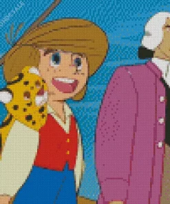 Treasure Island Anime Characters Diamond Painting