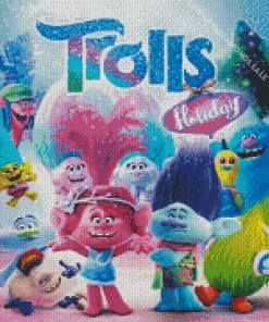 Trolls Holiday Diamond Painting