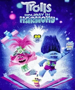 Trolls Holiday Animation Diamond Painting