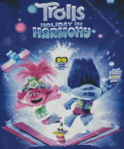 Trolls Holiday Animation Diamond Painting