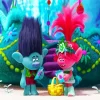 Trolls Holiday Cartoon Diamond Painting