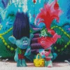 Trolls Holiday Cartoon Diamond Painting