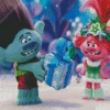 Trolls Holiday Characters Diamond Painting