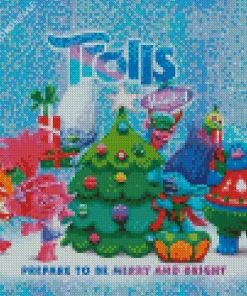 Trolls Holiday Christmas Diamond Painting