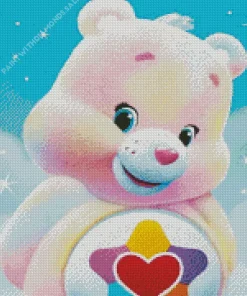 True Heart Bear Care Bears Diamond Paintings