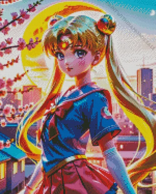 Usagi Tsukino Sailor Moon Character Diamond Dotz