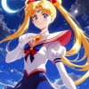 Usagi Tsukino Sailor Moon Diamond With Numbers