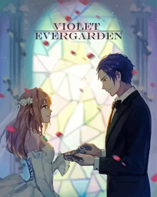 Violet Evergarden Anime Poster Diamond Painting