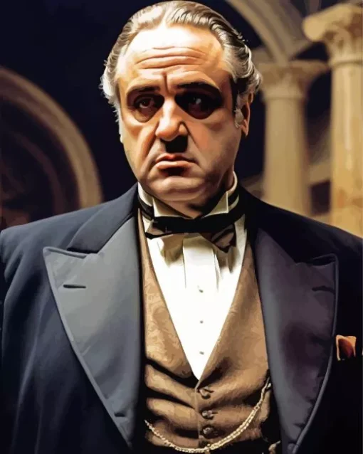 Vito Corleone Character Diamond Painting