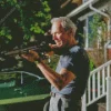 Walt Kowalski With A Gun Diamond Painting