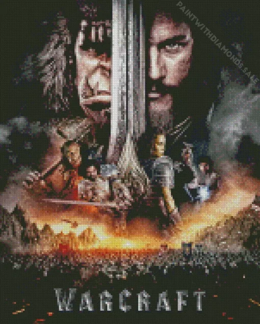 Warcraft Movie Poster Diamond Painting