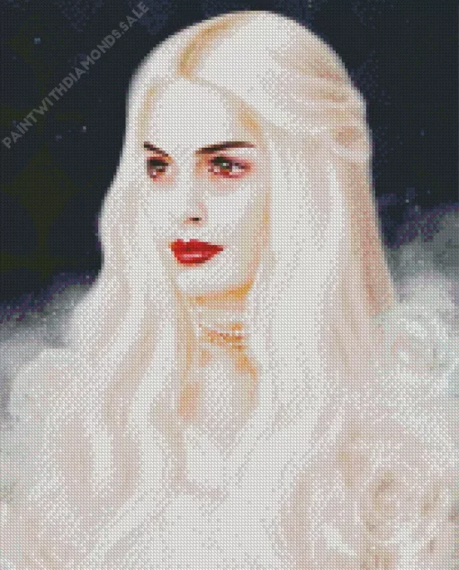 White Queen Art Diamond Painting