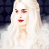 White Queen Art Diamond Painting