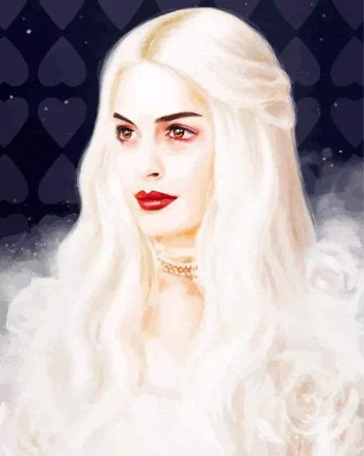 White Queen Art Diamond Painting